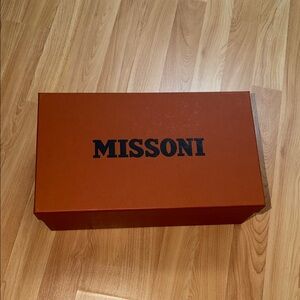 Missoni shoe box and dust bag